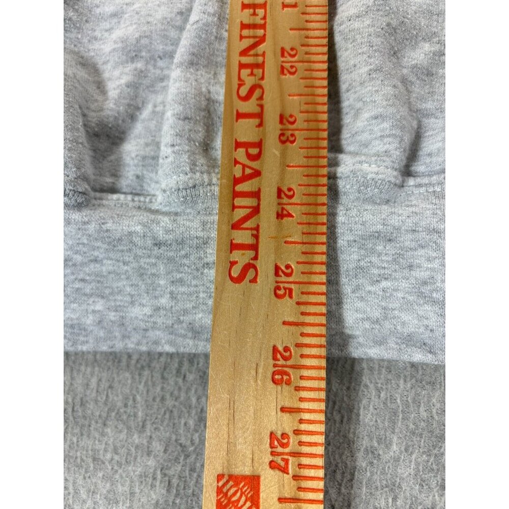 Indiana Hoosiers Campus Hoodie Sweatshirt (Men's Medium) Gray - Picture 9 of 10